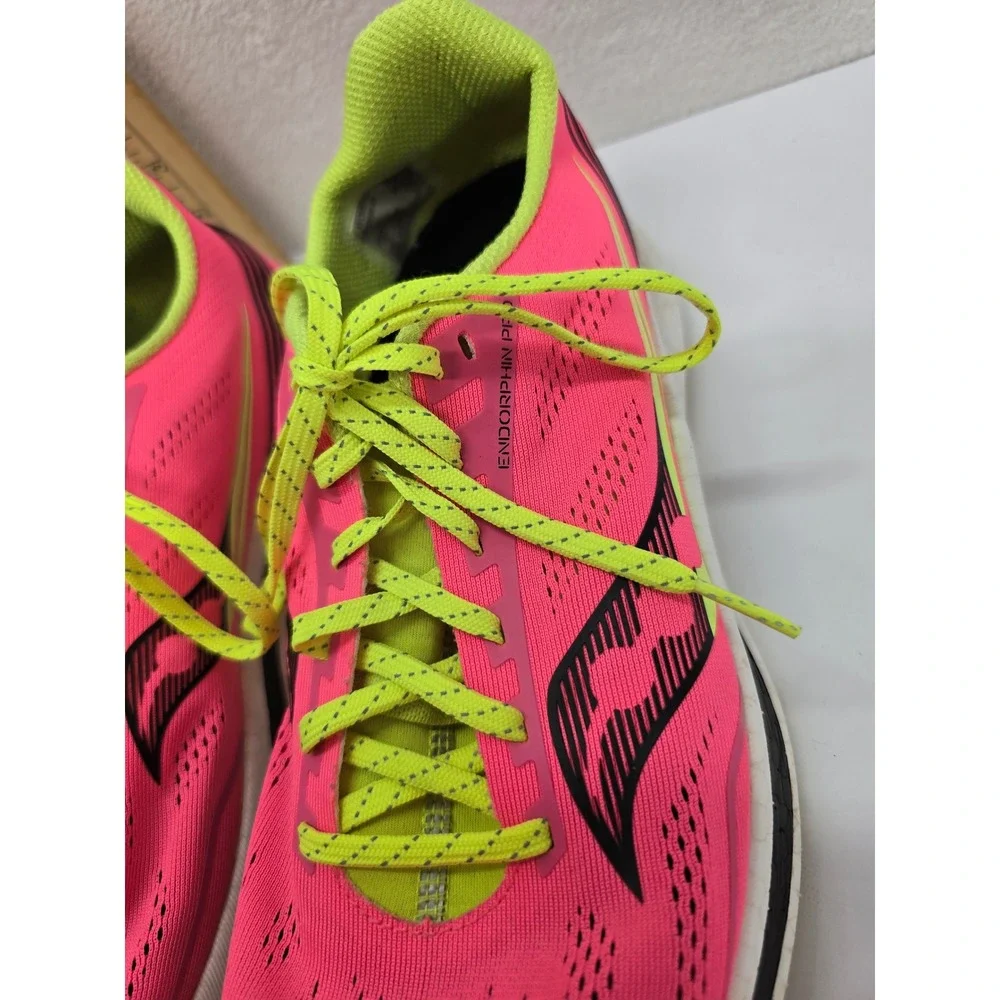 Saucony Endorphin Pro Running Shoes Pink Yellow Neon Womens Size 11‎
